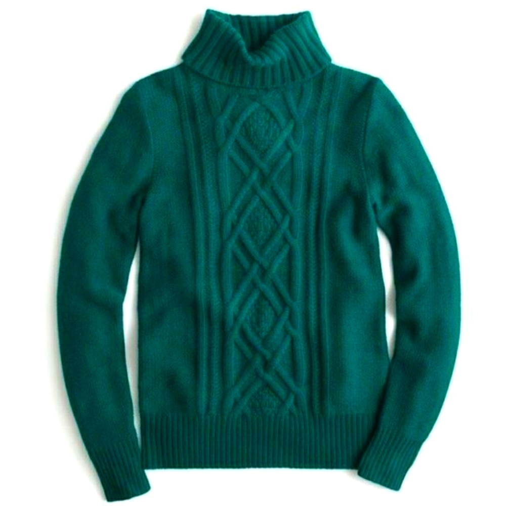 J.Crew Emerald Green Cambridge Sweater Size XXS